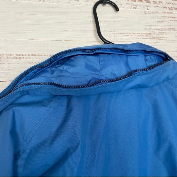 vintage Nike Windbreaker 90's ski Jacket Full Zip Blue Lightweight Coat Mens - Picture 7 of 10